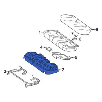 Mercedes-Benz OE - Seat Cushion Bracket