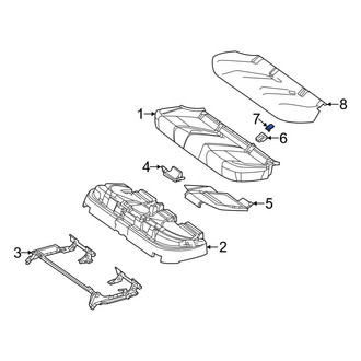 Mercedes-Benz OE - Center Child Restraint Anchor Plate Cap