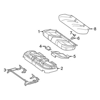 Mercedes-Benz OE - Seats & Tracks - Second Row Seats (Lower Components, W/O Power)