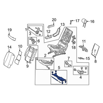 Mercedes-Benz OE - Center Right Seat Motor