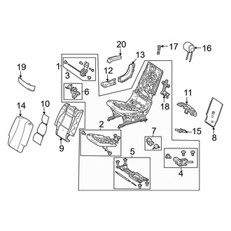 Mercedes-Benz OE - Seats & Tracks - Second Row Seats (40% Side, Upper Components, With Power)