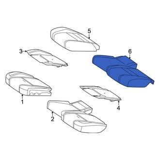 Mercedes-Benz OE - Center Left Seat Cover