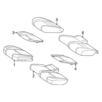 Mercedes-Benz OE - Seats & Tracks - Second Row Seats (Lower Components, With Power)