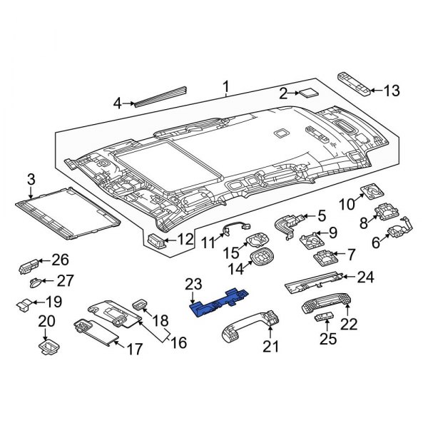 Interior Grab Bar Bracket