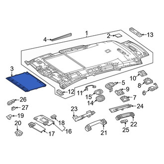 Mercedes-Benz OE - Sunroof Cover
