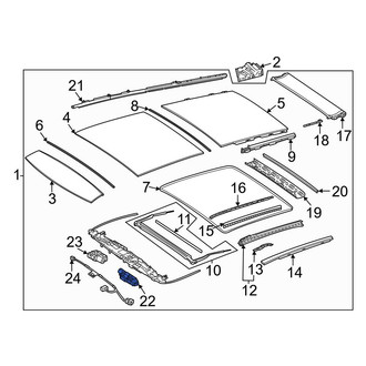 Mercedes-Benz OE - Sunroof Motor