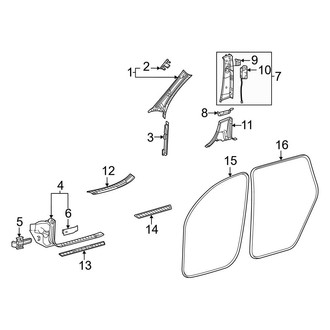 Mercedes-Benz OE - Pillars, Rocker & Floor - Interior Trim