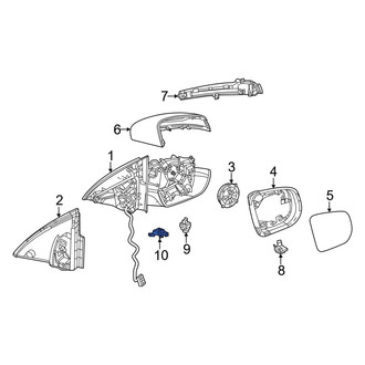 Mercedes-Benz OE - Left Park Assist Camera Bracket