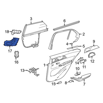 Mercedes-Benz OE - Front Left Power Seat Switch