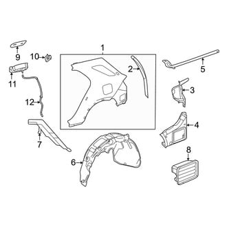 Mercedes-Benz OE - Quarter Panel & Components (Quarter Panel & Components)