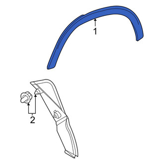 Mercedes-Benz OE - Front Left Wheel Arch Molding