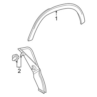 Mercedes-Benz OE - Quarter Panel - Exterior Trim