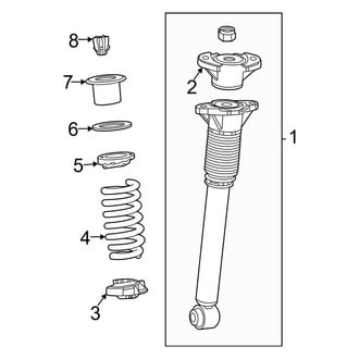 Mercedes-Benz OE - Rear Suspension - Struts & Components (W/O Air Suspension)