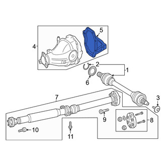 Mercedes-Benz OE - Rear Differential Cover