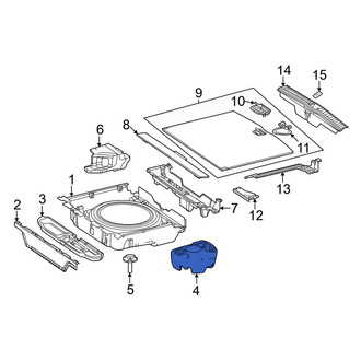 Mercedes-Benz OE - Rear Trunk Floor Storage Box