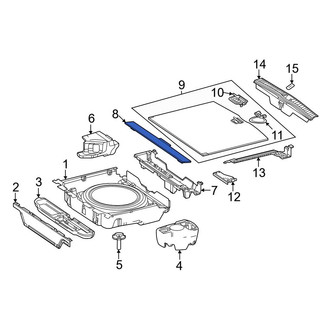 Mercedes-Benz OE - Rear Floor Cover Panel