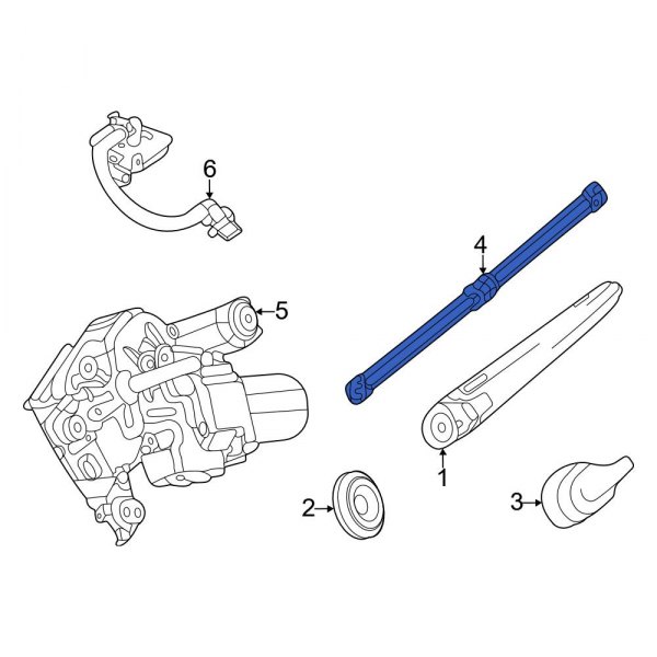 MercedesBenz OE 1678204903 Back Glass Wiper Blade