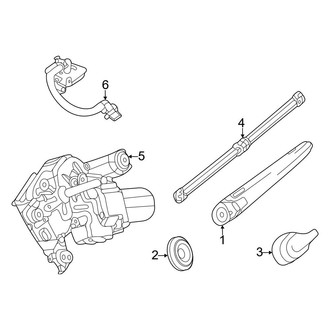 Mercedes-Benz OE - Lift Gate - Wiper & Washer Components
