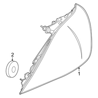 Mercedes-Benz OE - Rear Lamps - Tail Lamps (Quarter Panel)