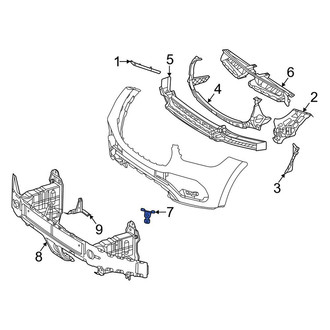 Mercedes-Benz OE - Left Parking Aid Sensor Bracket