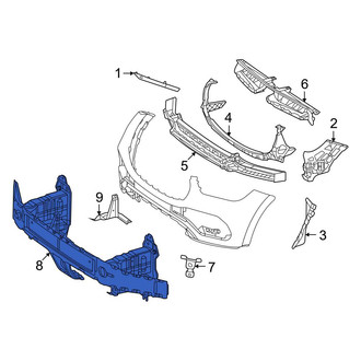 Mercedes-Benz OE - Front Bumper Impact Bar