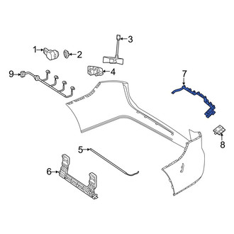 Mercedes-Benz OE - Liftgate Motion Sensor Bracket