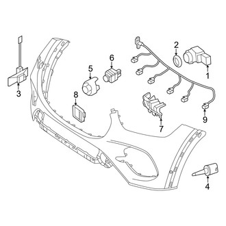 Mercedes-Benz OE - Front Bumper & Grille - Electrical Components