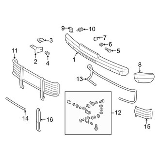 Mercedes-Benz OE - Front Bumper - Bumper & Components