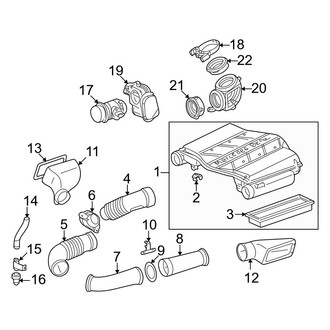 Mercedes-Benz OE - Engine - Air Intake (5.5L)