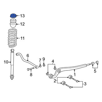 Mercedes-Benz OE - Front Coil Spring Retainer