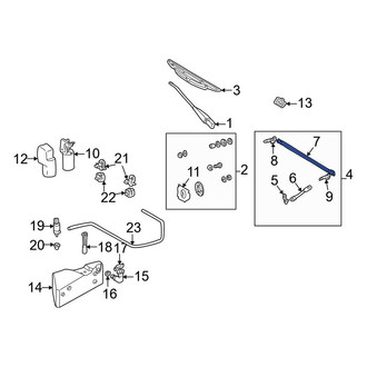 Mercedes-Benz OE - Wiper Linkage