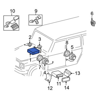 Mercedes-Benz OE - Radio Control Unit