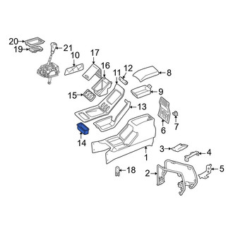 Mercedes-Benz OE - Console Tray