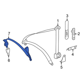Mercedes-Benz OE - Center Seat Belt