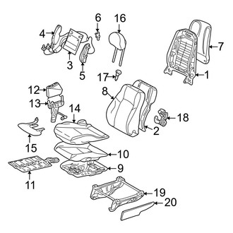 Mercedes-Benz OE - Seats & Tracks - Front Seat Components