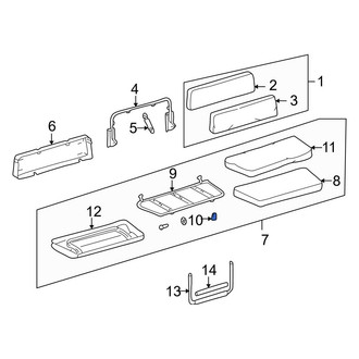 Mercedes-Benz OE - Seat Frame Insulator