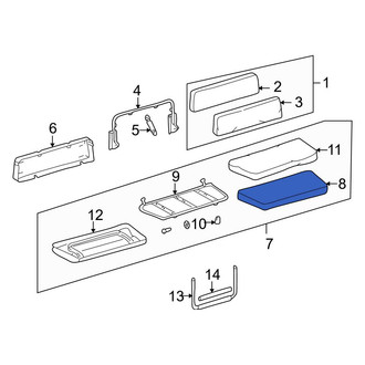 Mercedes-Benz OE - Rear Seat Cushion Pad