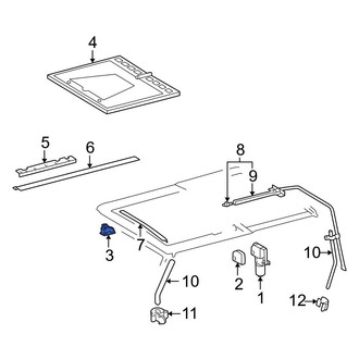 Mercedes-Benz OE - Sunroof Switch
