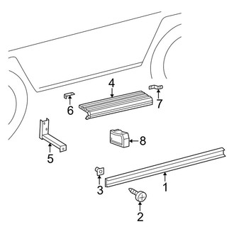Mercedes-Benz OE - Pillars, Rocker & Floor - Exterior Trim