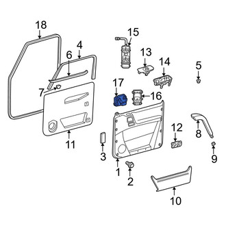 Mercedes-Benz OE - Front Left Power Seat Switch