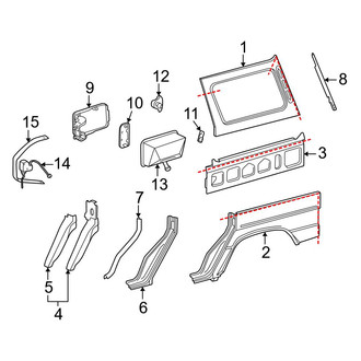 Mercedes-Benz OE - Quarter Panel & Components