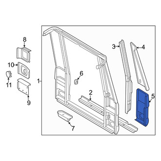 Mercedes-Benz OE - Right Body D-Pillar