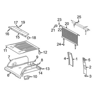 Mercedes-Benz OE - Rear Body & Floor - Interior Trim