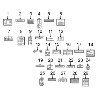 Mercedes-Benz OE - Information Labels - Labels