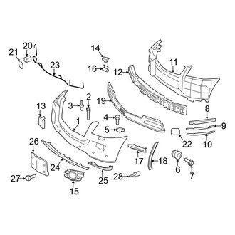 Mercedes-Benz OE - Front Bumper - Bumper & Components