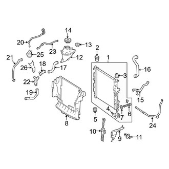 Mercedes-Benz OE - Cooling - Radiator & Components