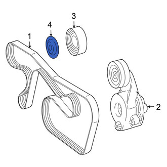 Mercedes-Benz OE - Accessory Drive Belt Idler Pulley Cap