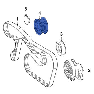 Mercedes-Benz OE - Accessory Drive Belt Idler Pulley