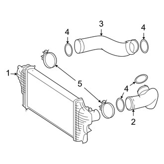 Mercedes-Benz OE - Cooling - Intercooler
