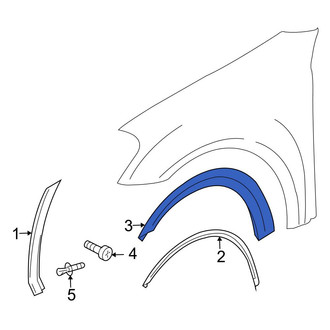 Mercedes-Benz OE - Wheel Arch Molding
